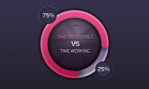 pie chart free psd