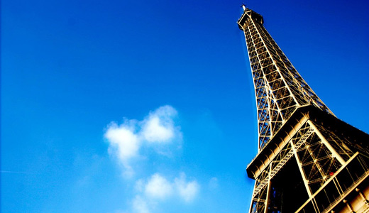 Blue sky eiffel tower wallpapers free download hi res