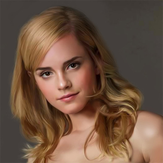 Emma watson digital art painting celebrity