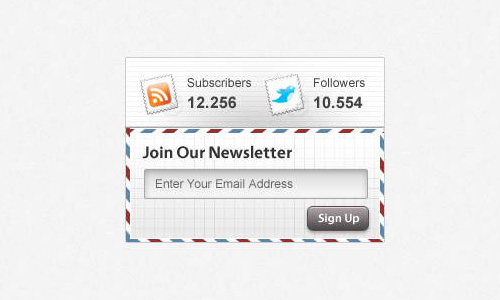 Join Our Newsletter PSD