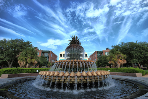 Pineapple Fountain-HDR