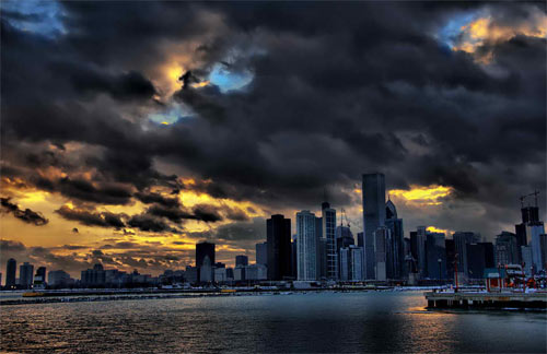 Chicago Rain Clouds