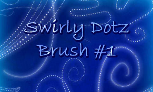 Swirly Dotz Brush