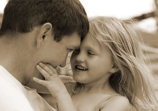 Smiling father child son daughter photography