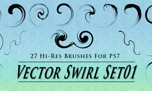 Brushes - Vector Swirl Set01