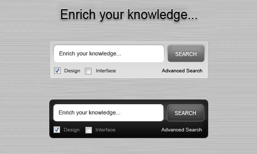 Enrich your knowledge search box
