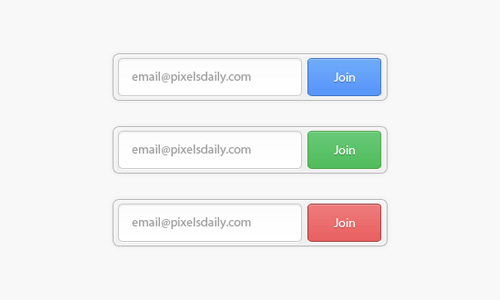 Newsletter Signup Form PSD & CSS