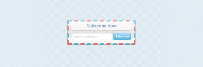 32 Beautifully Designed Newsletter Subscription Form PSD