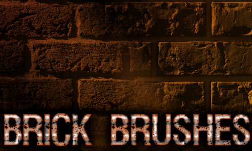 Brick 2 Brush Pack for Photoshop or Gimp