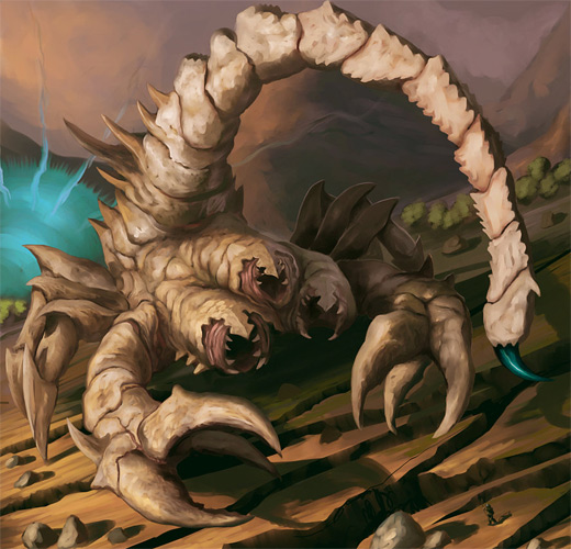Scorpion monster rift earth colossus illustrations artworks