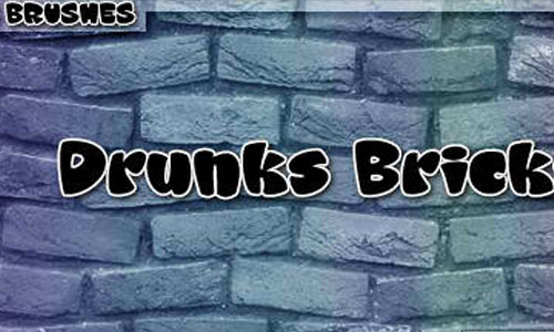 Drunk's Bricks -- PS Brushes