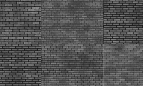 Assorted Brick Wall Brushes