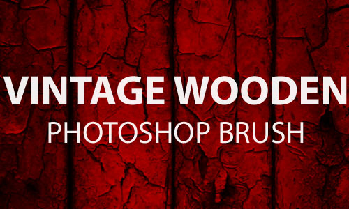 Vintage Wooden Free Photoshop Brush Set