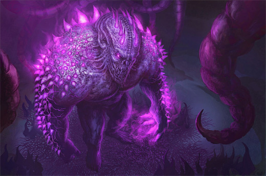 Purple violet demon rift 