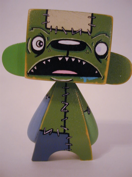 Green madl mad vinyl toy