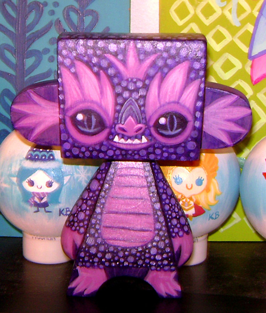 Purple dragon madl mad vinyl toy