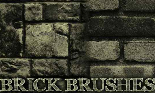 Brick 3 Brush Pack for Photoshop or Gimp