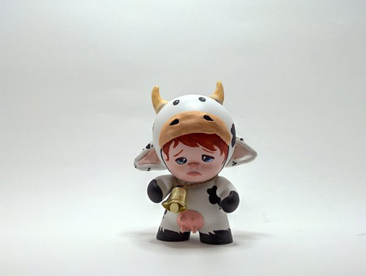 Child cow costume ultimate vinyl toys design collection
