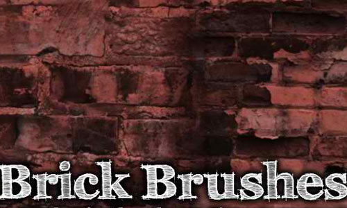 Brick 4 Brush Pack for Photoshop or Gimp