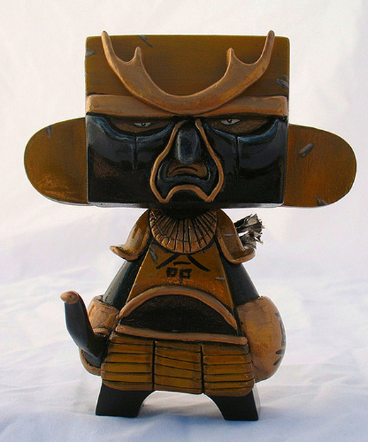 Yellow samurai madl mad vinyl toy