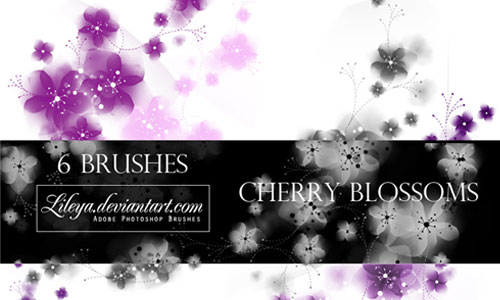 Cherry blossoms PS brushes