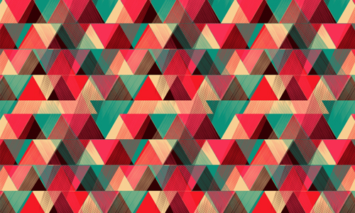 art patterns triangles