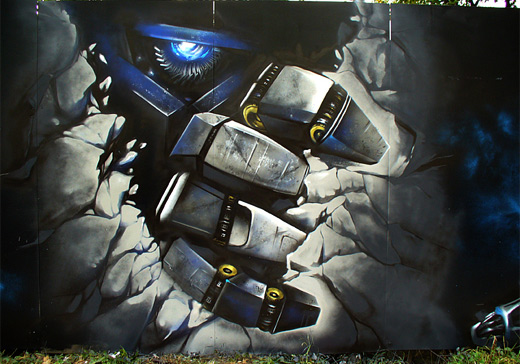 Transformers optimus prime graffiti artworks collection