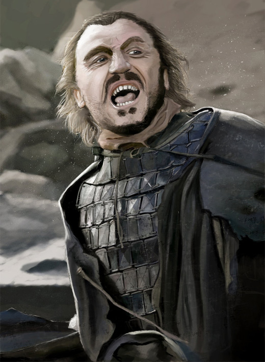 Bronn game of thrones illustration artworks