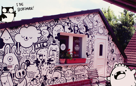 Doodle graffiti artworks collection