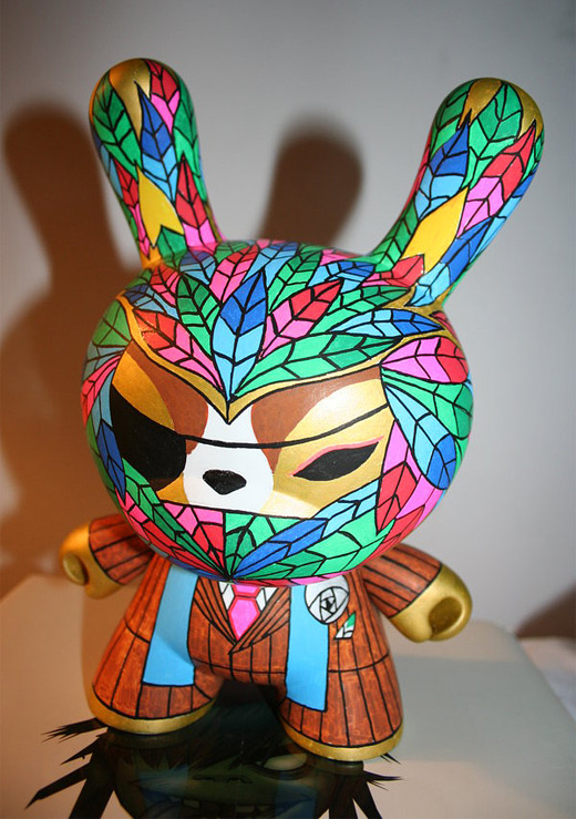 Colorful dunny vinyl toys design