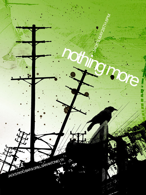 Nothing More gig poster