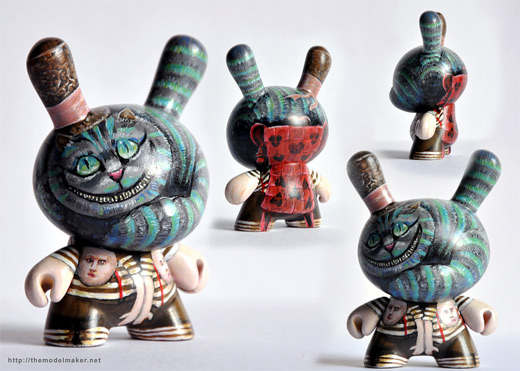 Alice cat dunny vinyl toys design