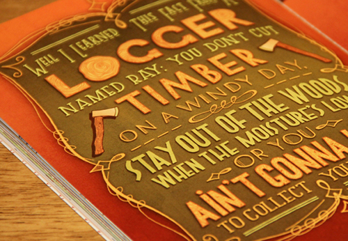 Logger Lettering