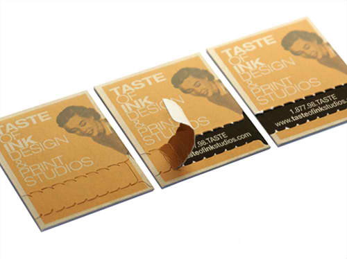 Business Card for: Taste of Ink