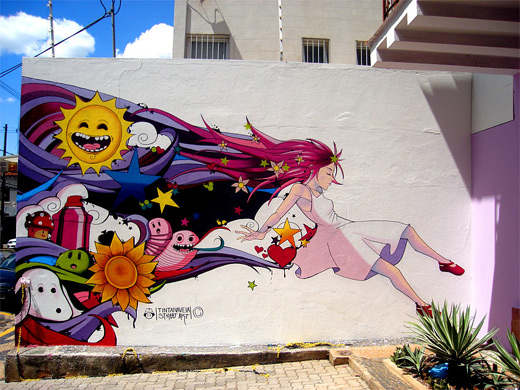 Anime graffiti artworks collection