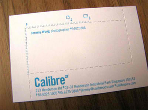 calibre business card