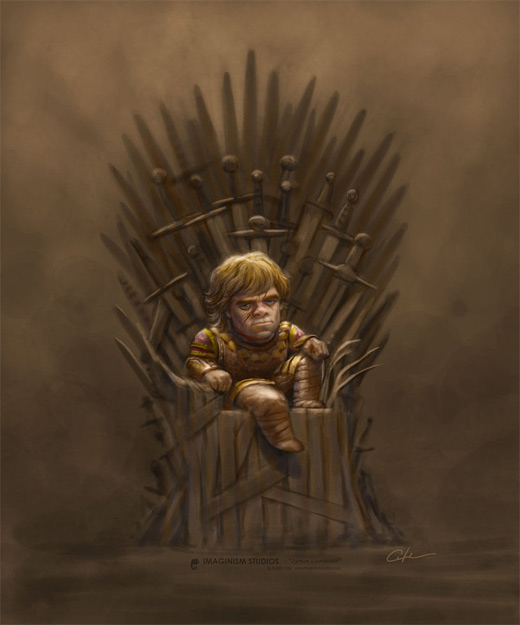 Tyrion doll game of thrones illustration artworks