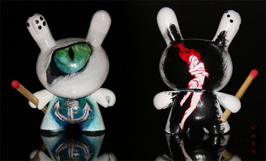 Cat eye dunny vinyl toys design