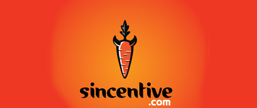 Devil evil carrot logo design collection