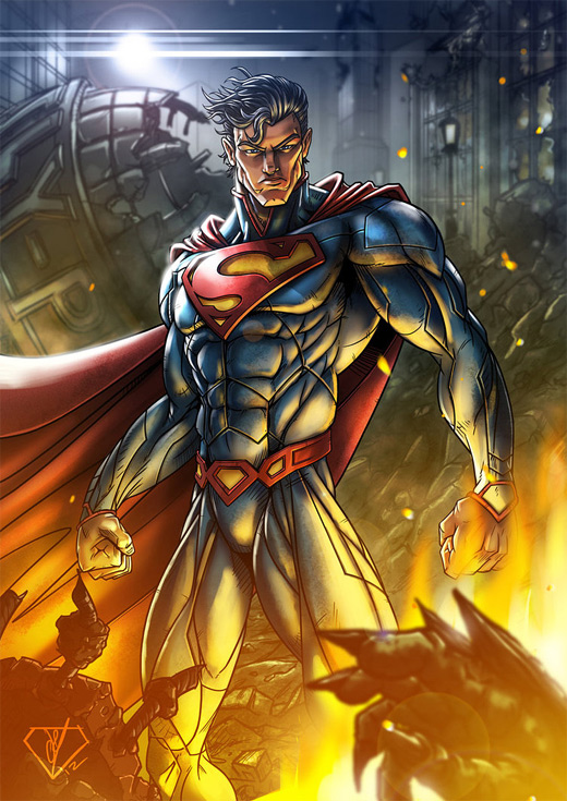 Jeeben Art - SUPERMAN : The Man of Steel