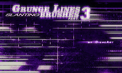 Grunge Lines Brushes Part.3
