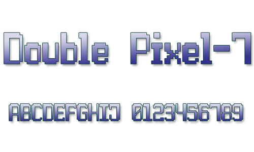 Double Pixel-7 font