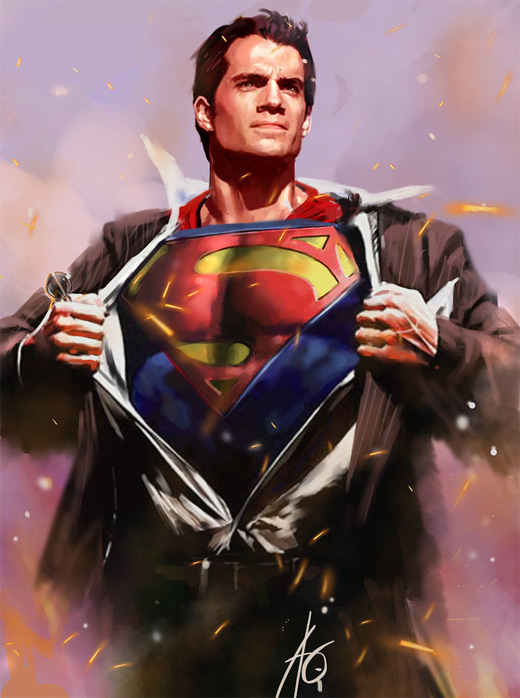 Outfit costume superman man of steel fan art illustration artworks