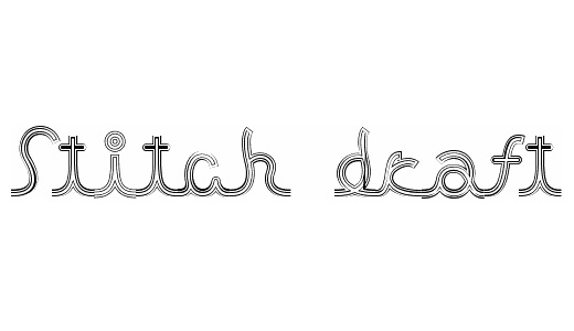Symbols cursive stitch fonts free download