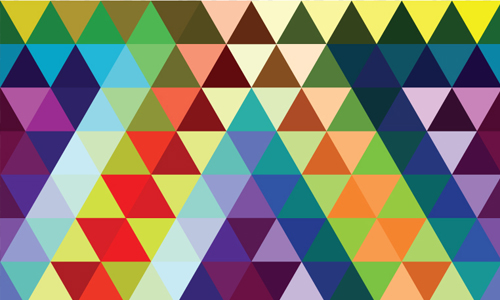 simple triangle geometric patterns