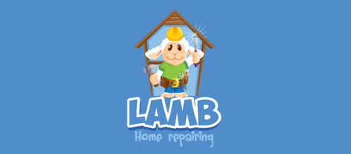 Lamb home repairing logo