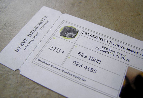 Steve Belkowitz business card