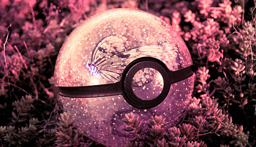 Butterfly butterfree pokeball designs wallpapers free download