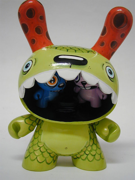 8 inch green dunny vinyl toys design