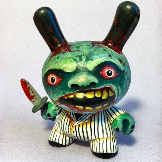 Green killer dunny vinyl toys design